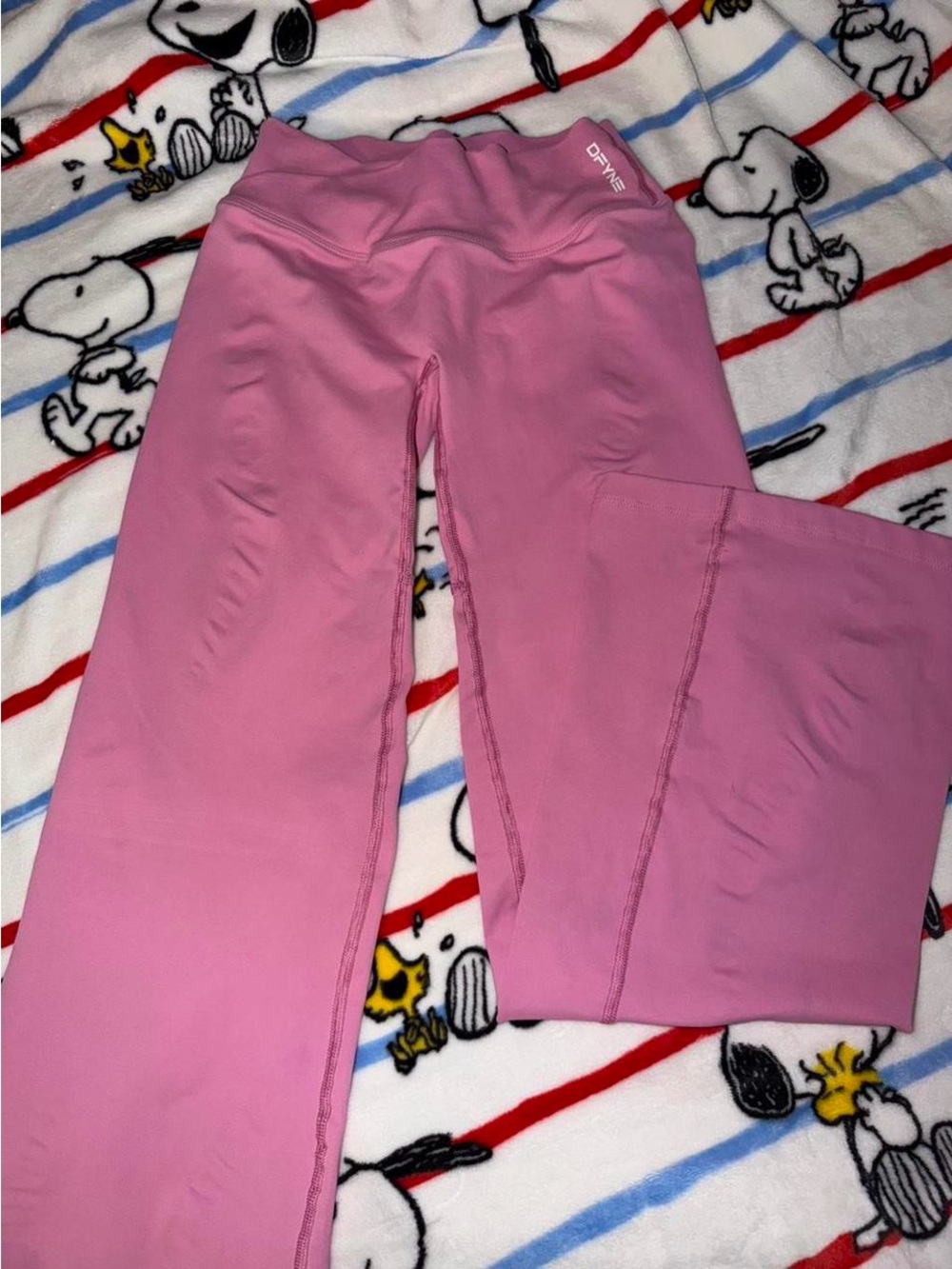 DKNY Pink Boot Cut Active Pants
